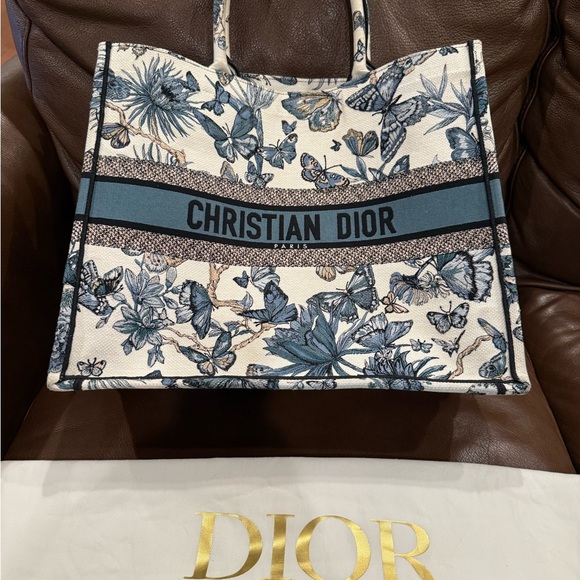 Original Christian Dior Butterfly Book Tote - Picture 1 of 9